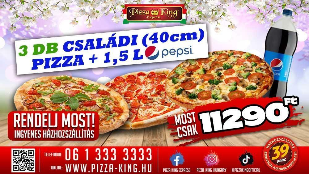 Pizza King Győr - Online rendelés - Házhozszállítás