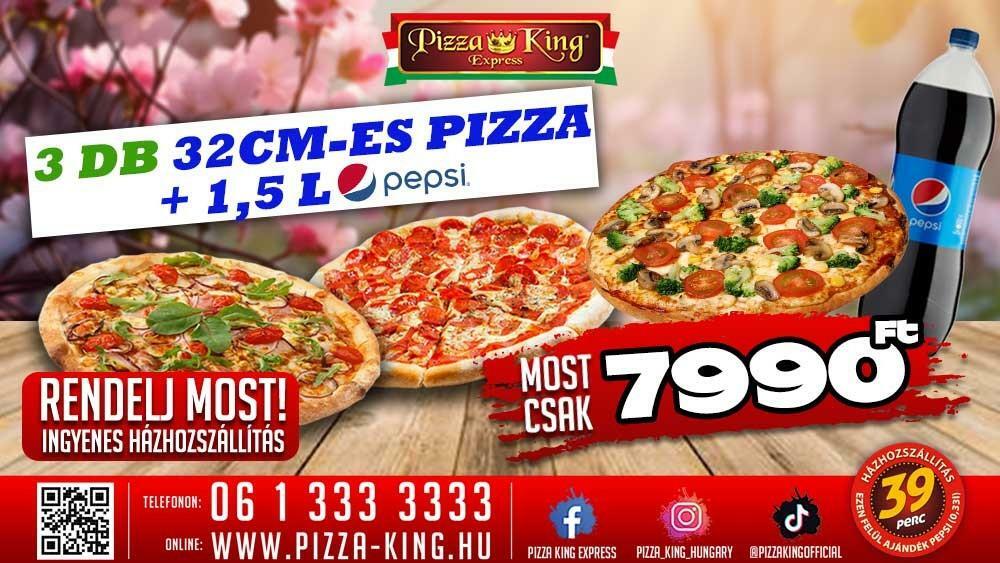 Pizza King Győr - Online rendelés - Házhozszállítás