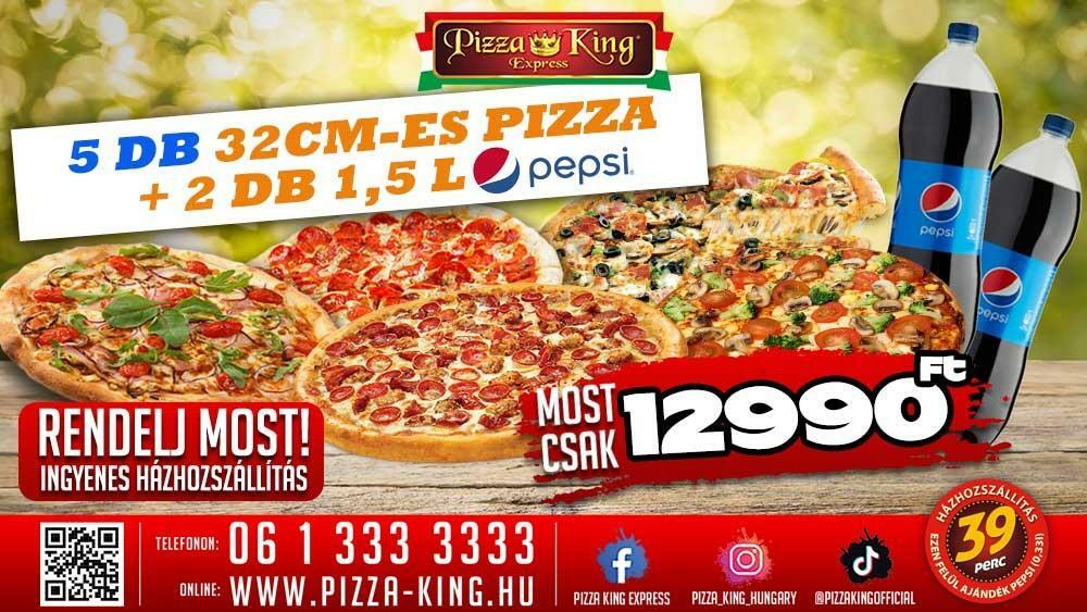 Pizza King Győr - Online rendelés - Házhozszállítás